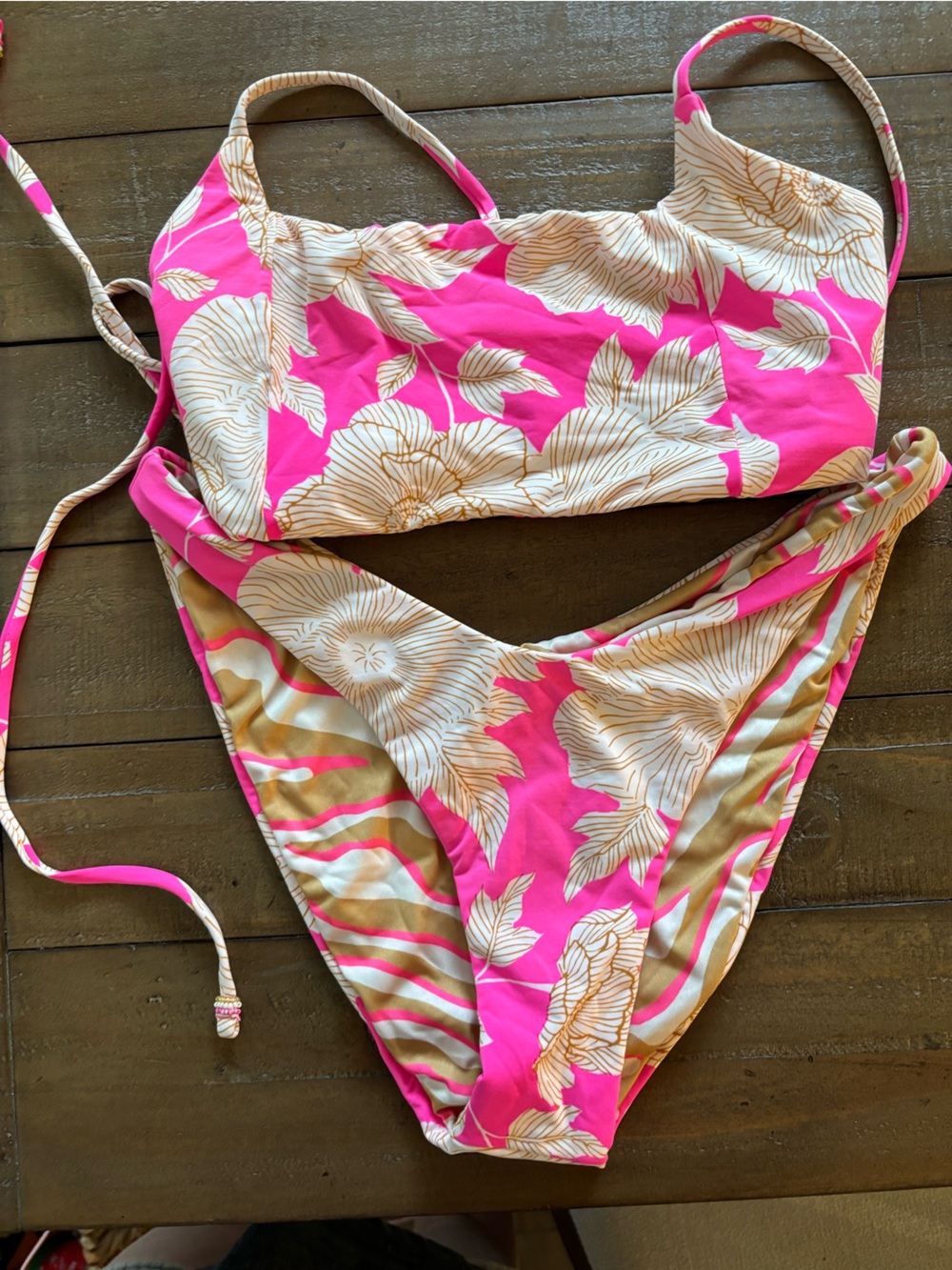 Maaji reversible bikini size large in excellent condition.